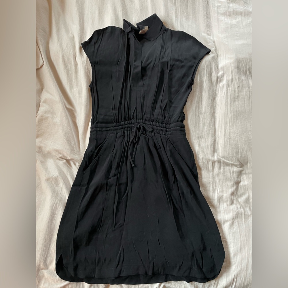 Loft Black Women's Dress with Pockets